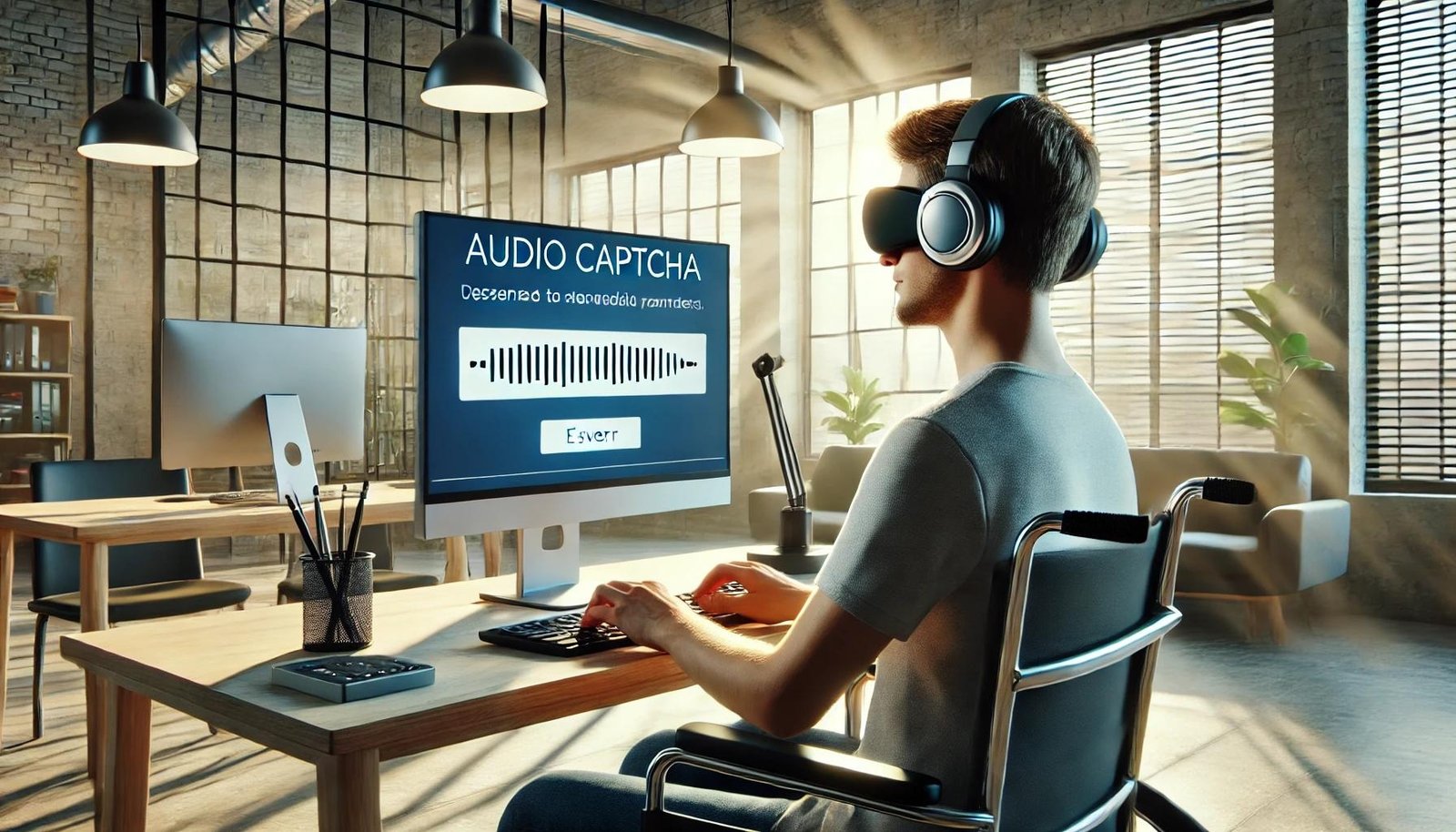 Advantages of Audio CAPTCHAs for Visually Impaired Users