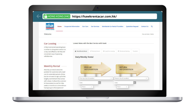 Hawk Rent A Car (HK) Limited Hawk Rent A Car (HK) Limited