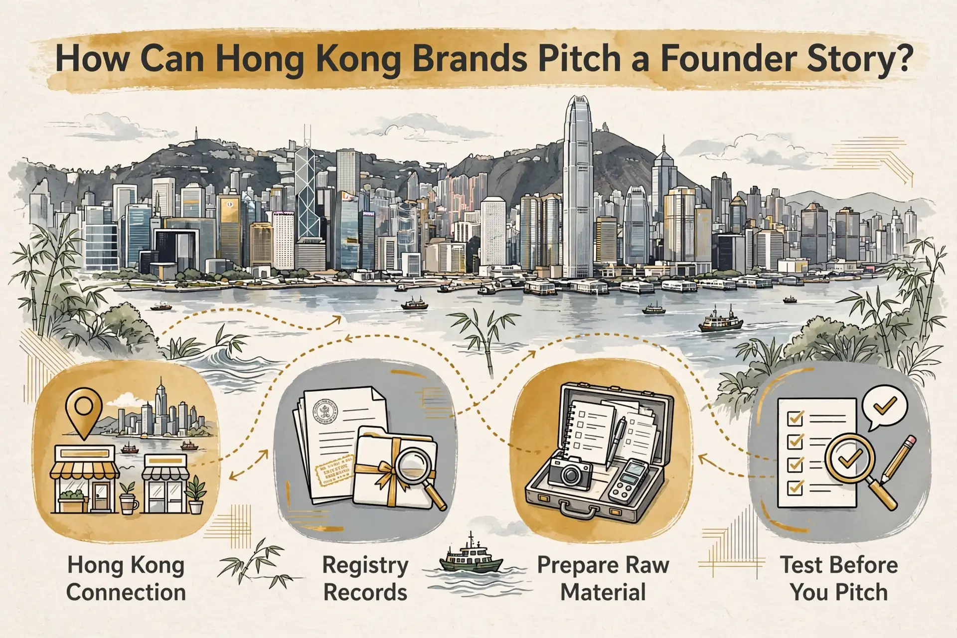 Infographic: How Can Hong Kong Brands Pitch a Founder Story?